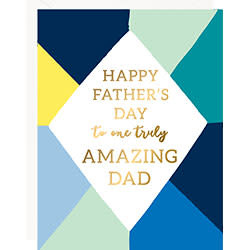 Truly Amazing Dad Geo A2 Single Card