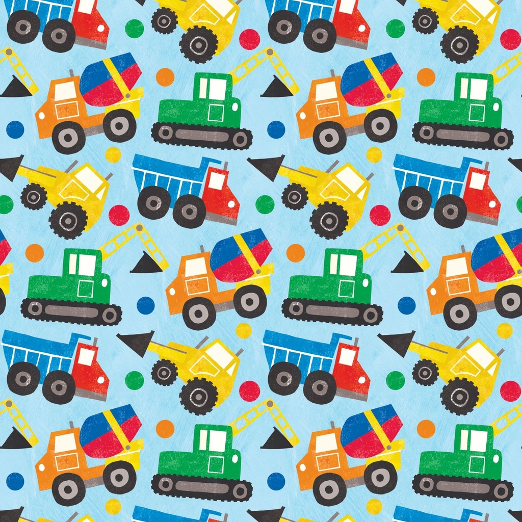 Wrapping Paper Roll (30inchX5ft)-Under Construction