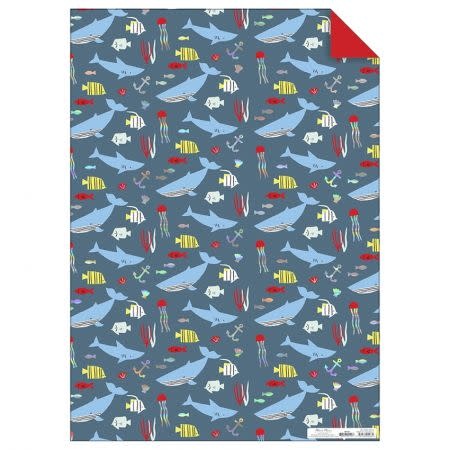 Under The Sea Gift Wrap Sheets Mermaid