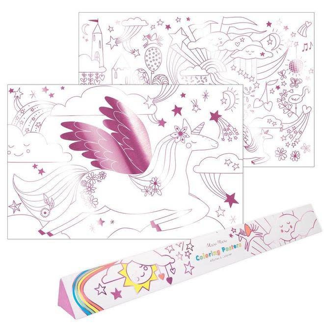 Unicorn Coloring Posters Arts & Crafts