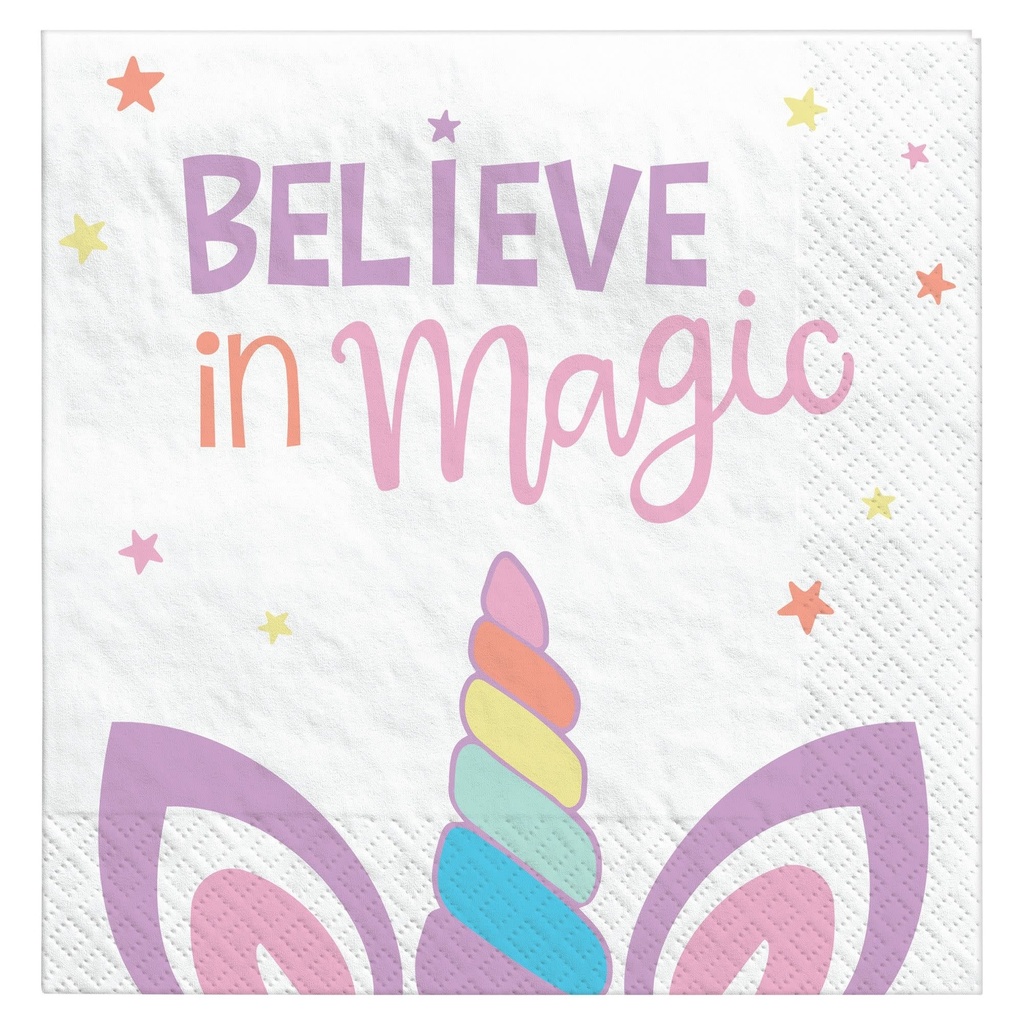 Unicorn Party Luncheon Napkins