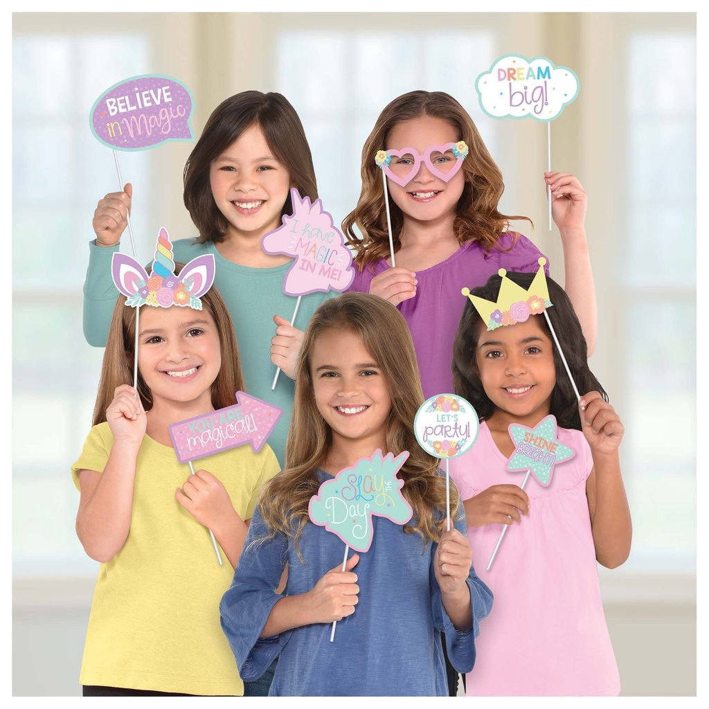 Unicorn Party Photo Prop Kit