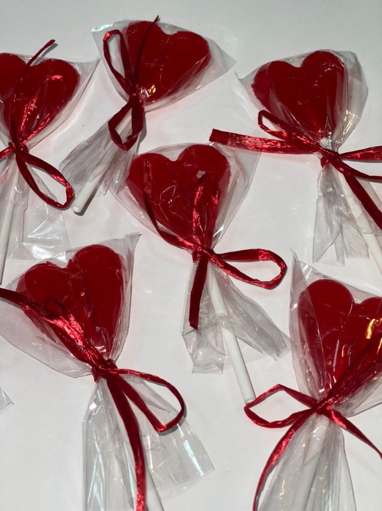 Valentine Lollipop Heart Valentine