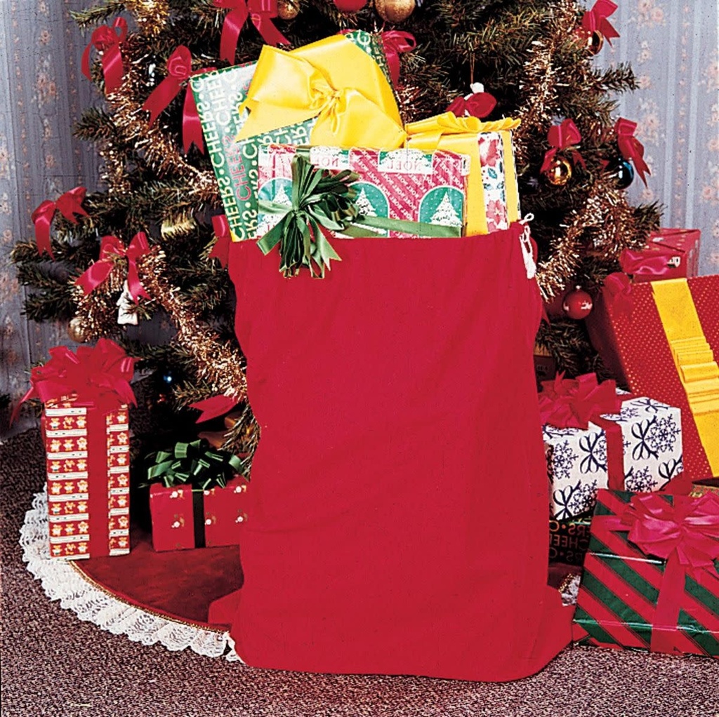Velour Santa Bag Christmas