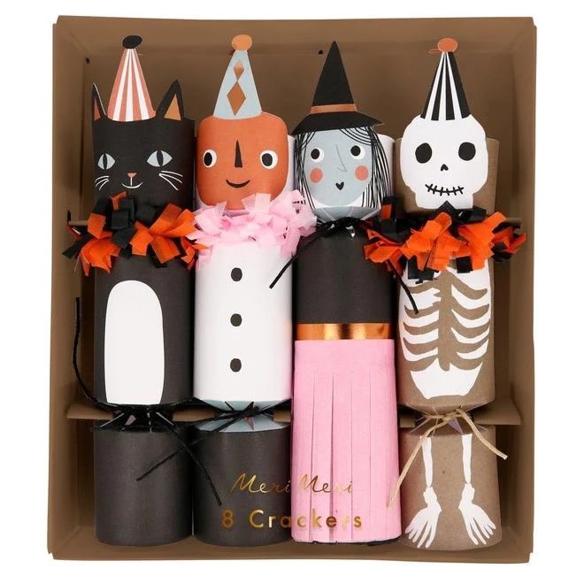 Vintage Halloween Character CrackersConfetti Popper Streamer