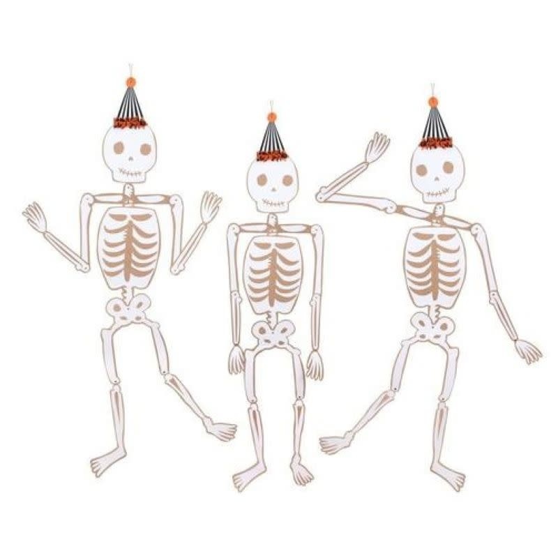 Vintage Halloween Jointed Skeletons Halloween