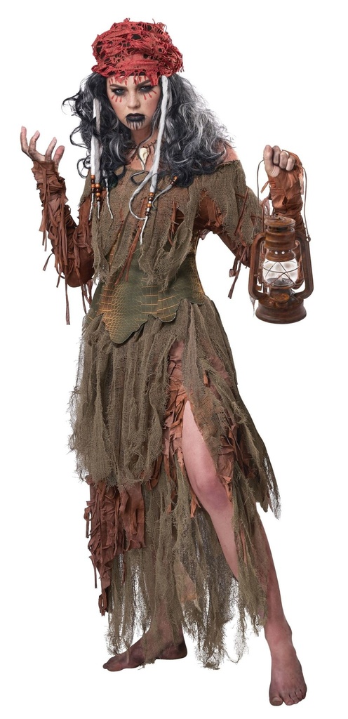 Voodoo Swamp Witch Scary & Villains