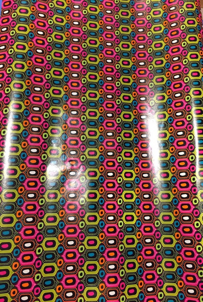 W Paper - Printed Jumbo Geometric Bright