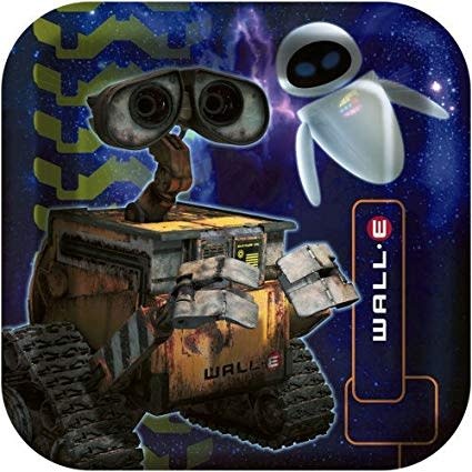 أطباق عشاء بتصميم وال-إي (Wall-E)