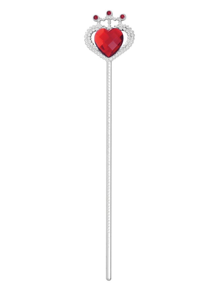 Wand With Red Plastic Stone