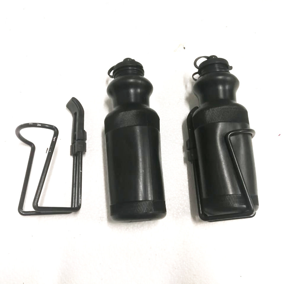 Water Bottle For Cycling With FIttings Black WH List Gifts