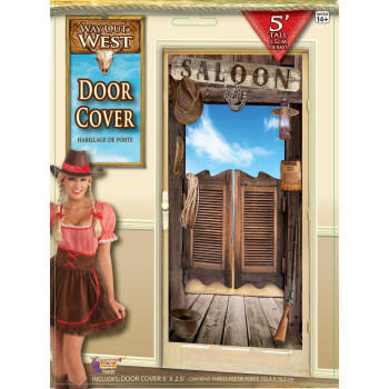 Way Out West - Door Cover 5Ft Tall 2Pc Barn & Western