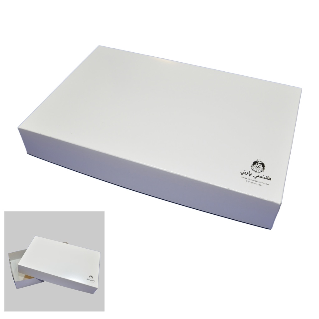 White Box - (17X11X2-1/2) Inches