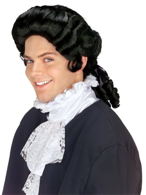 Wig - Colonial Man Black