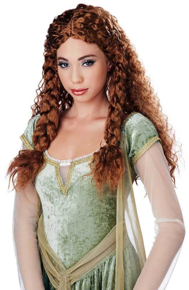 Wig-Viking Princess Brunette
