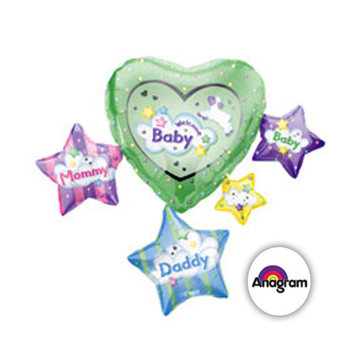 Welcome Baby Lamb Connext Balloon