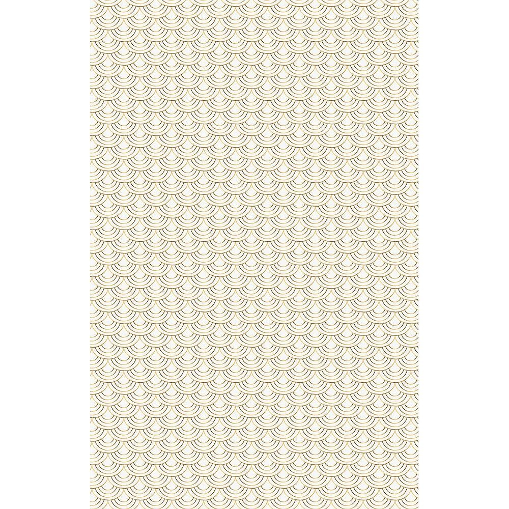 Wrap Roll (30X120) Inches-Art Deco Gold Foil Stone Paper