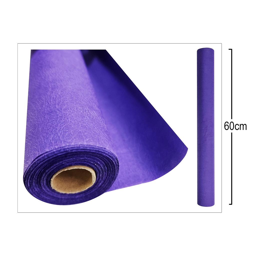 Wrapping Paper Roll-Embossed Solid Color-Purple