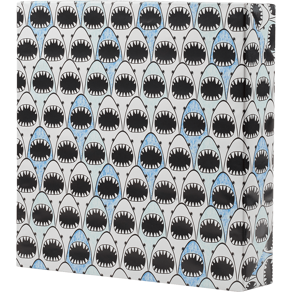 Wrapping Papper Roll - 5' Shark Line Up