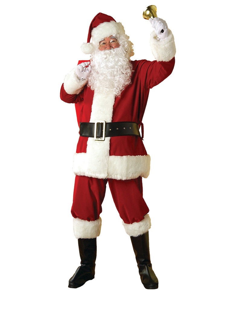 Regal Dlx Plush Santa Costume Xl/Adult