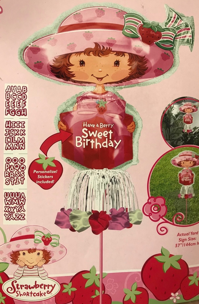 Yard Sign-Strawberry Shortcake