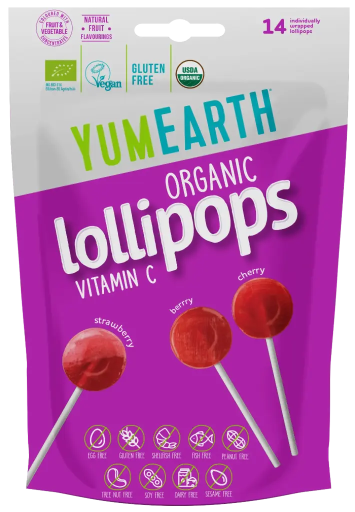 YumEarth Organic Pops Vitamin C 14 Pops