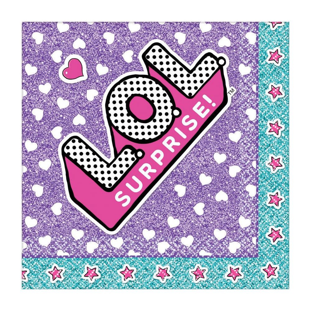 LOL Surprise-Beverage Napkins 16/pk