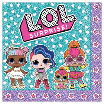 LOL Surprise-Luncheon Nankins 16/pk
