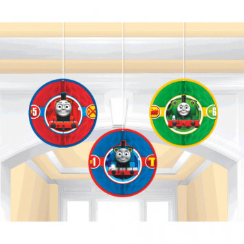 thomas all aboard- honeycomb decoration