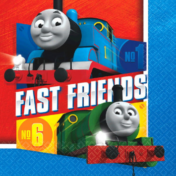 thomas all aboard- luncheon napkins