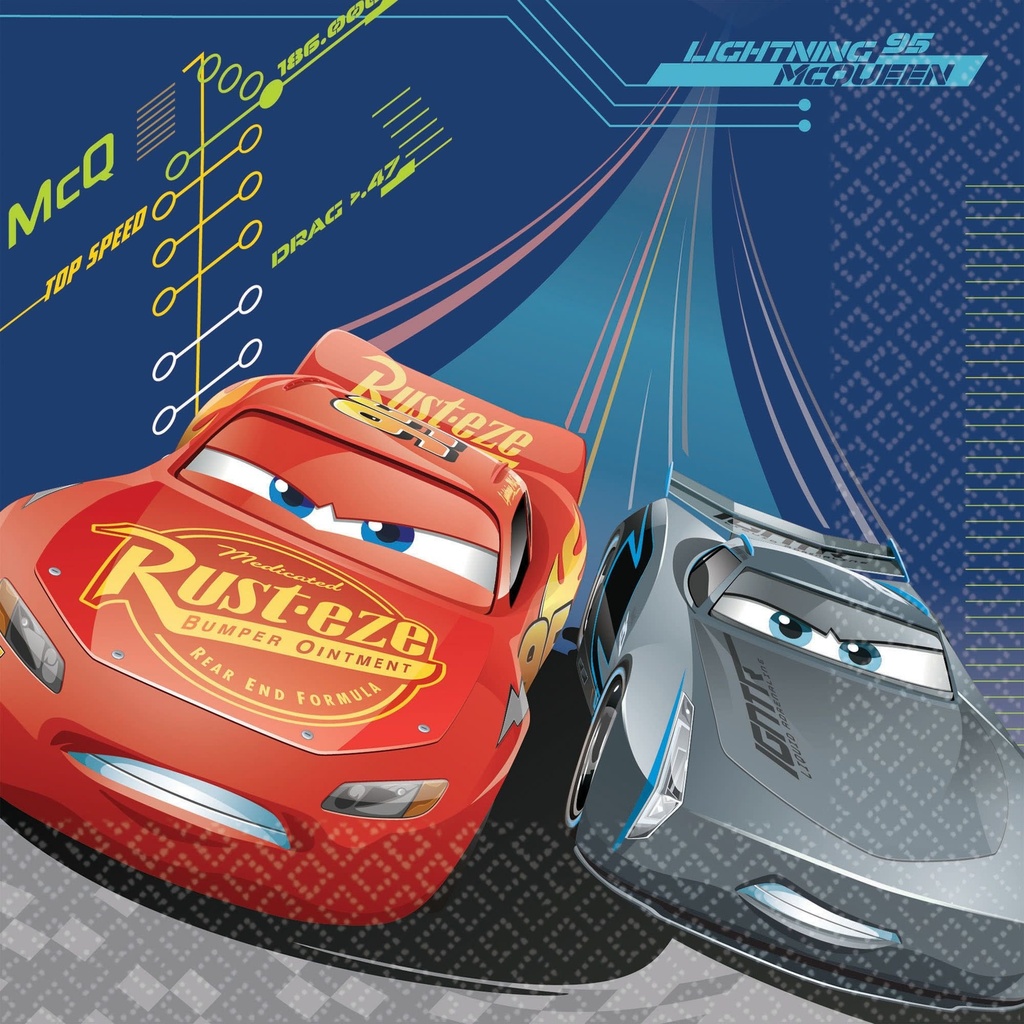 ©DISNEY CARS 3 Luncheon Napkins