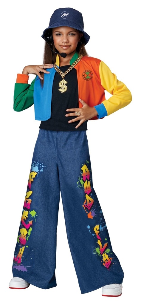 90'S Hip Hop Superstar Costume Girls Child