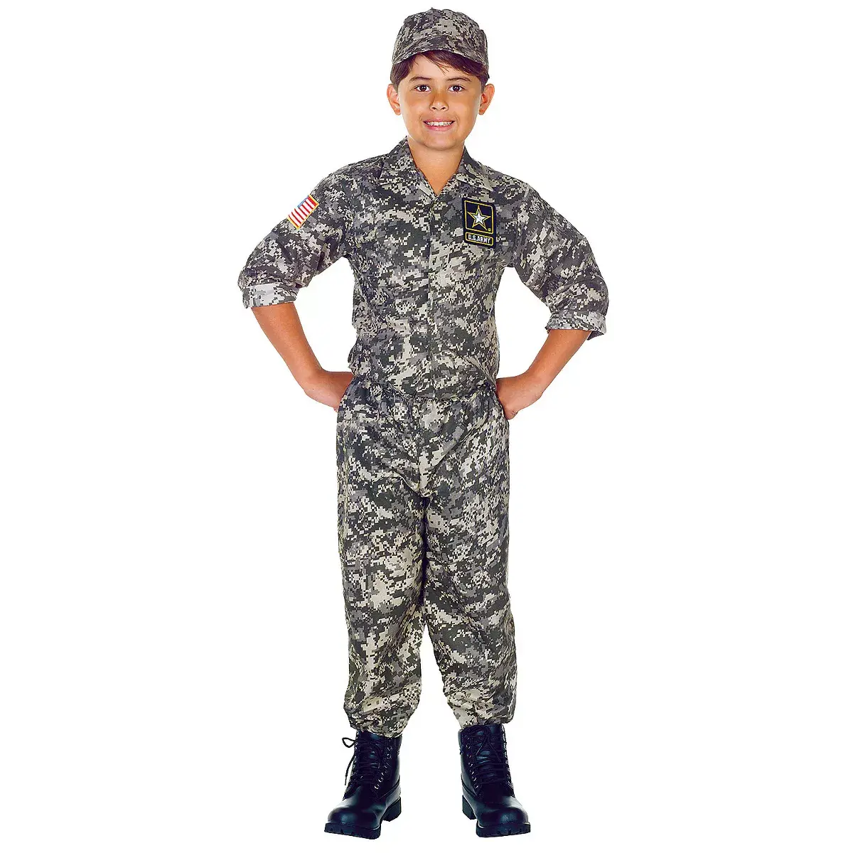 Army Camo Costume Boys Child