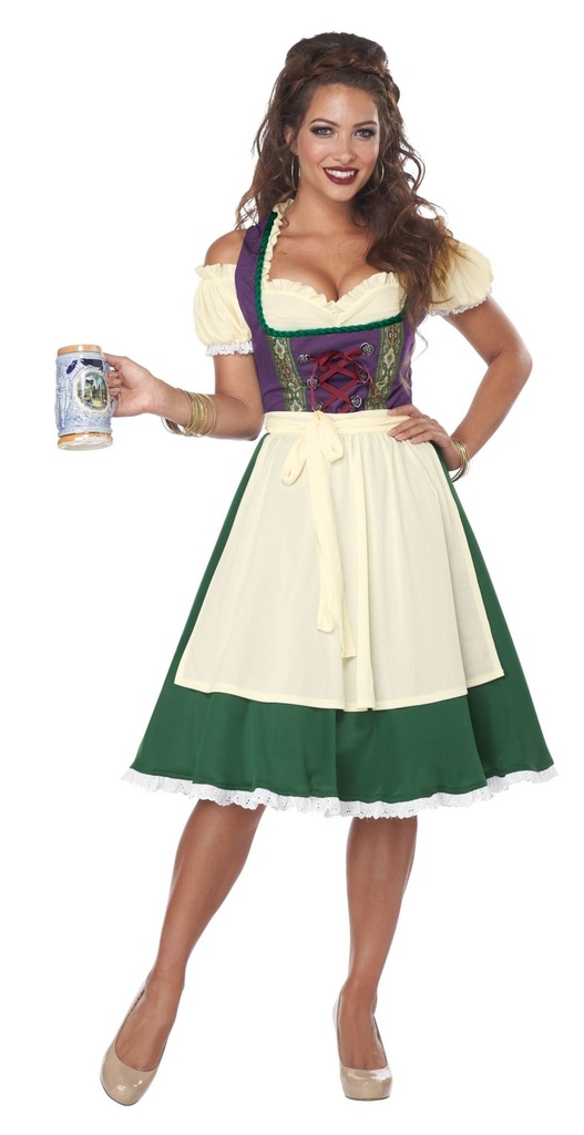 Bavarian Beer Maid Costume Countries & Historical