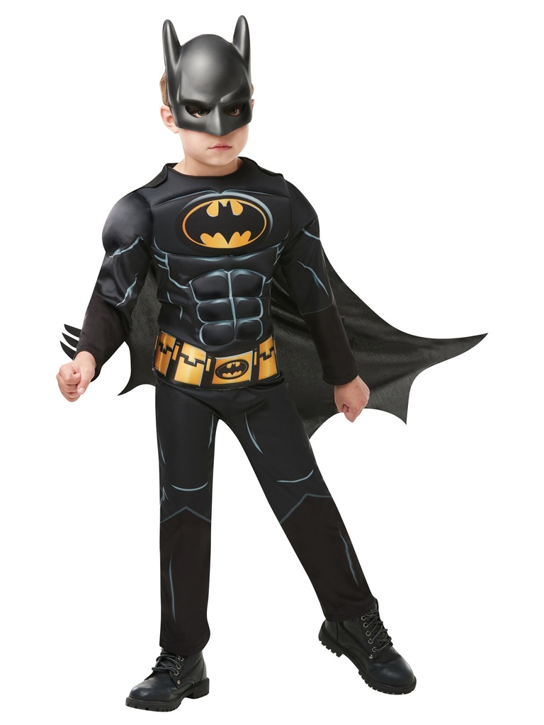Black Batman Costume Boys Child