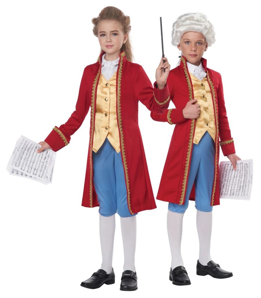 Amadeus Mozart Classical Composer Kids Costume