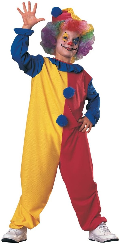 Red & Yellow Clown Child Costume