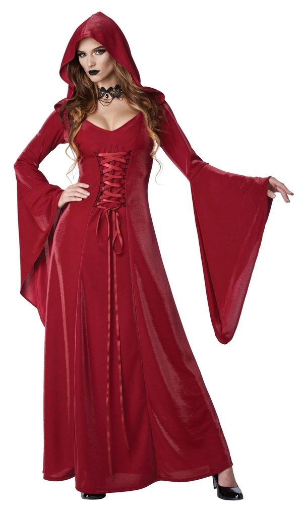 Crimson Robe Women's Scary & Villains