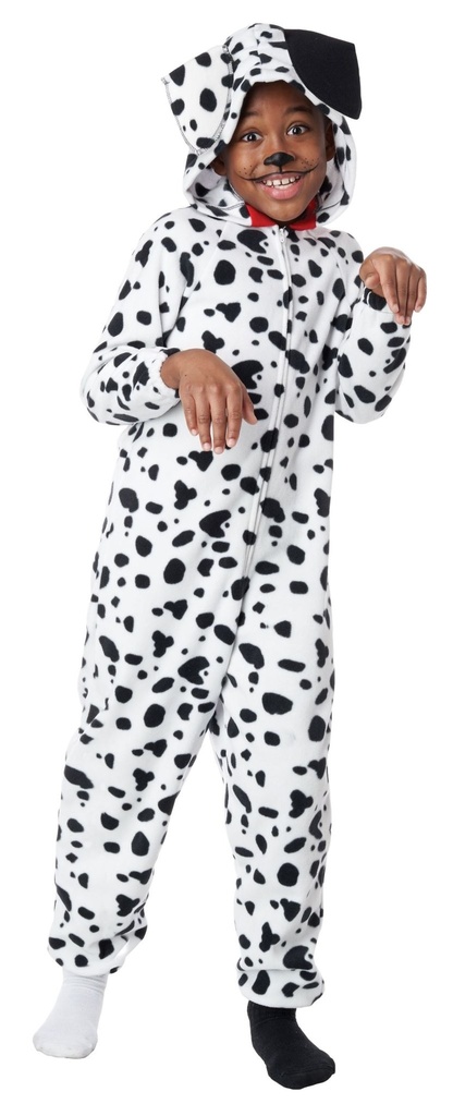 Dalmatian Pup Fleece Jumpsuit