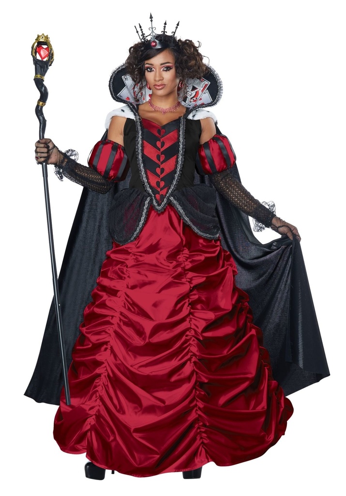 Dark Queen Of Hearts Women's Costume Dolls & Storybook