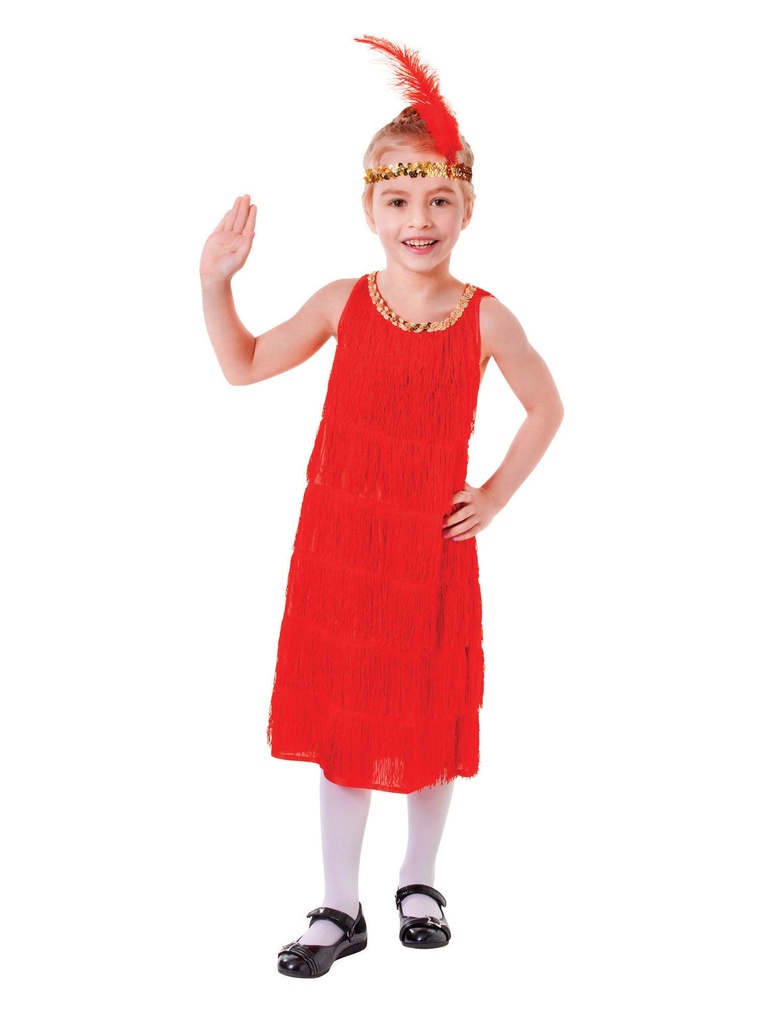 Flapper Girls Red Dress