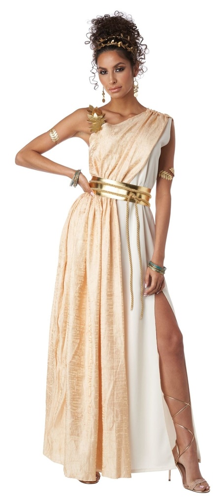 Golden Greek Goddess Costume Countries & Historical