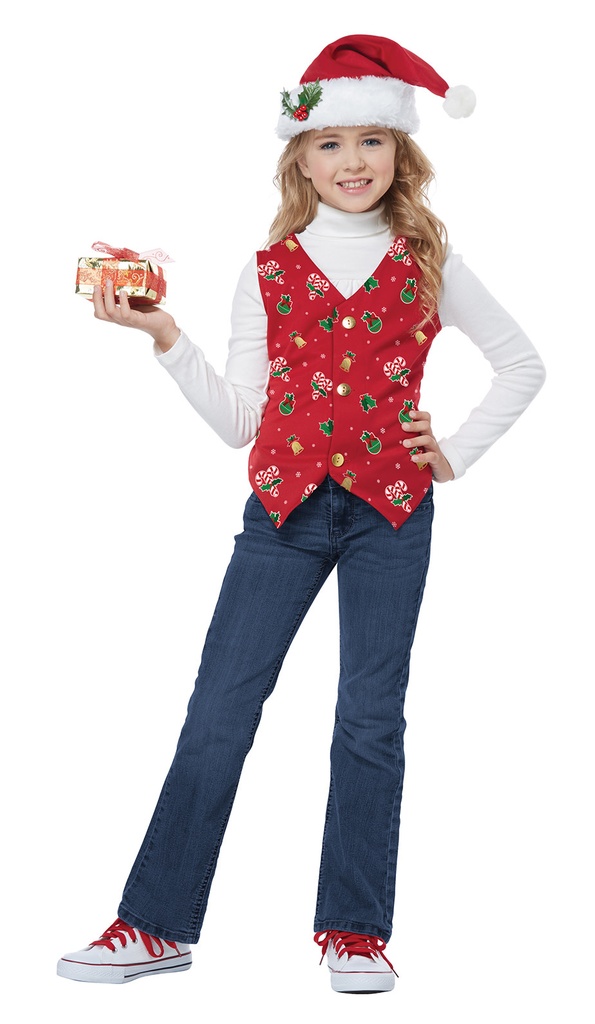 Holiday Vest Red - سترة عطلة حمراء