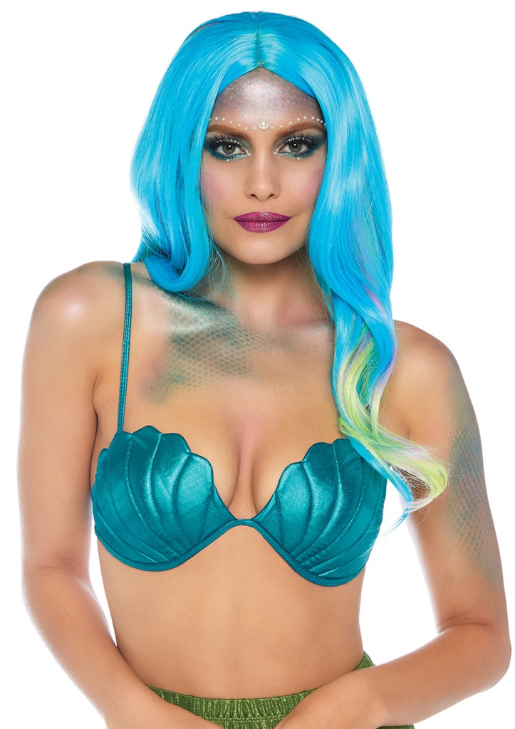 Mermaid Shell Bra Top Women Costume L/Adult