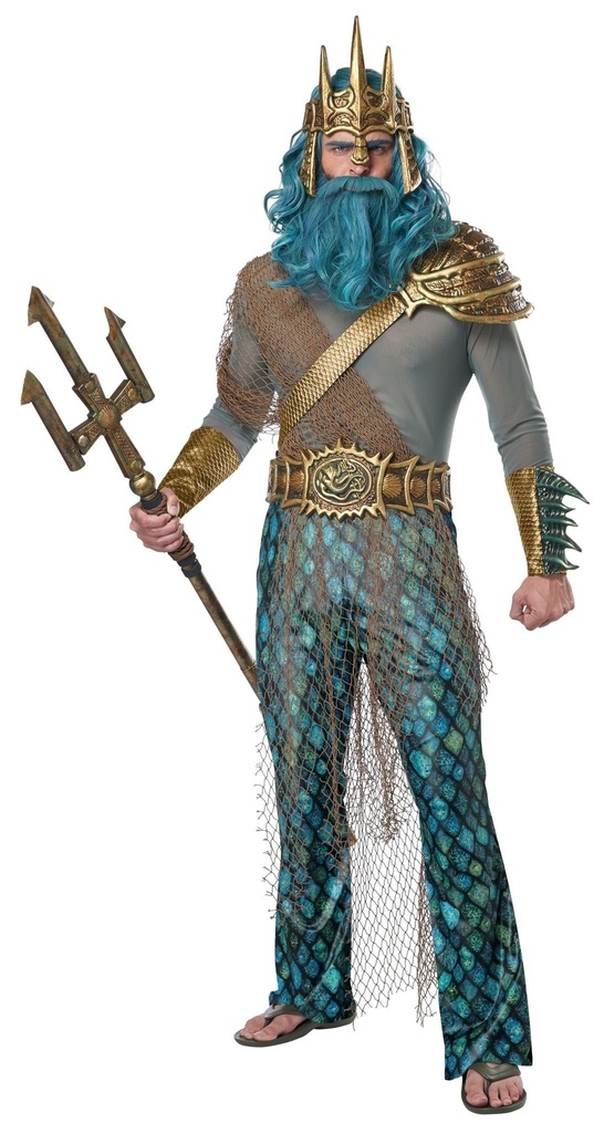Poseidon/Neptune, God Of The Sea Costume Animals