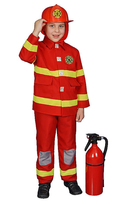 Red Firefighter Boys Child