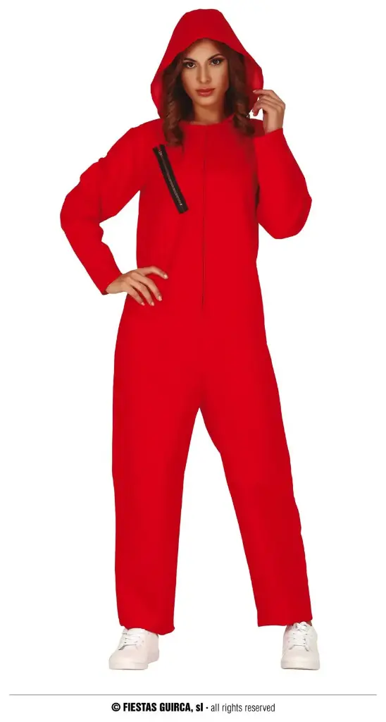 Red Hooded Convict Overall Devil , Scary