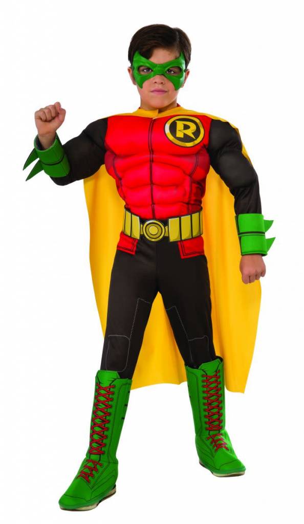 Deluxe Muscle Chest Kids Robin Costume