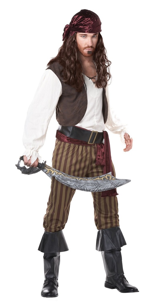 Rogue Pirate Men Costume Gypsies 