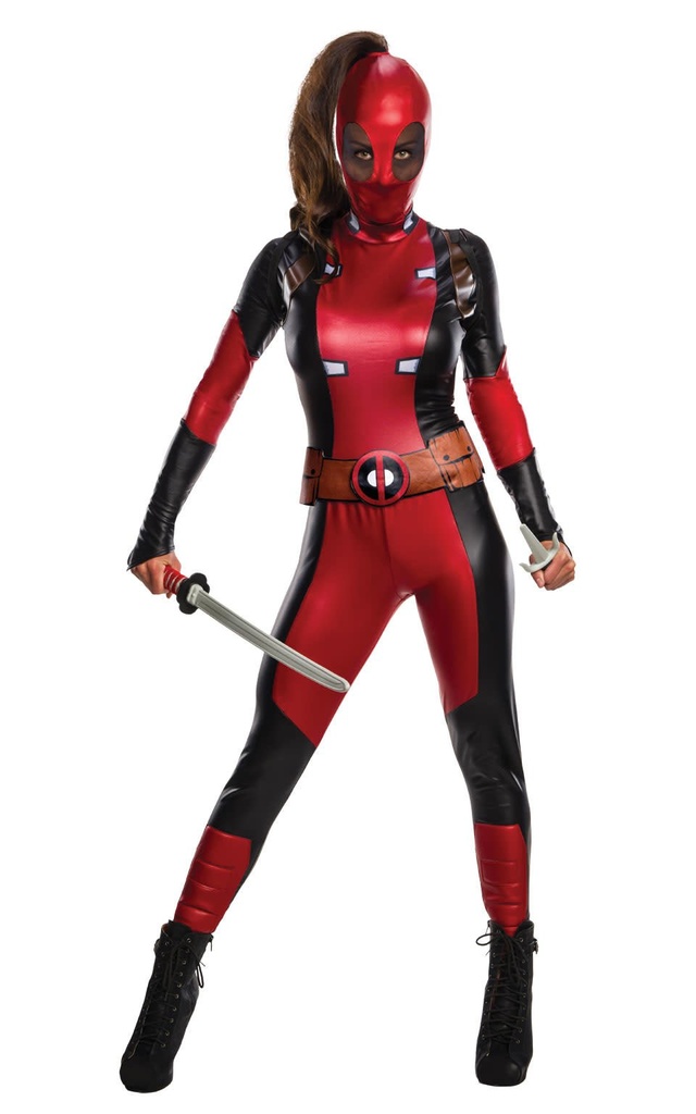 Secret Wishes Deadpool Female Costume Ninjas & Superheroes